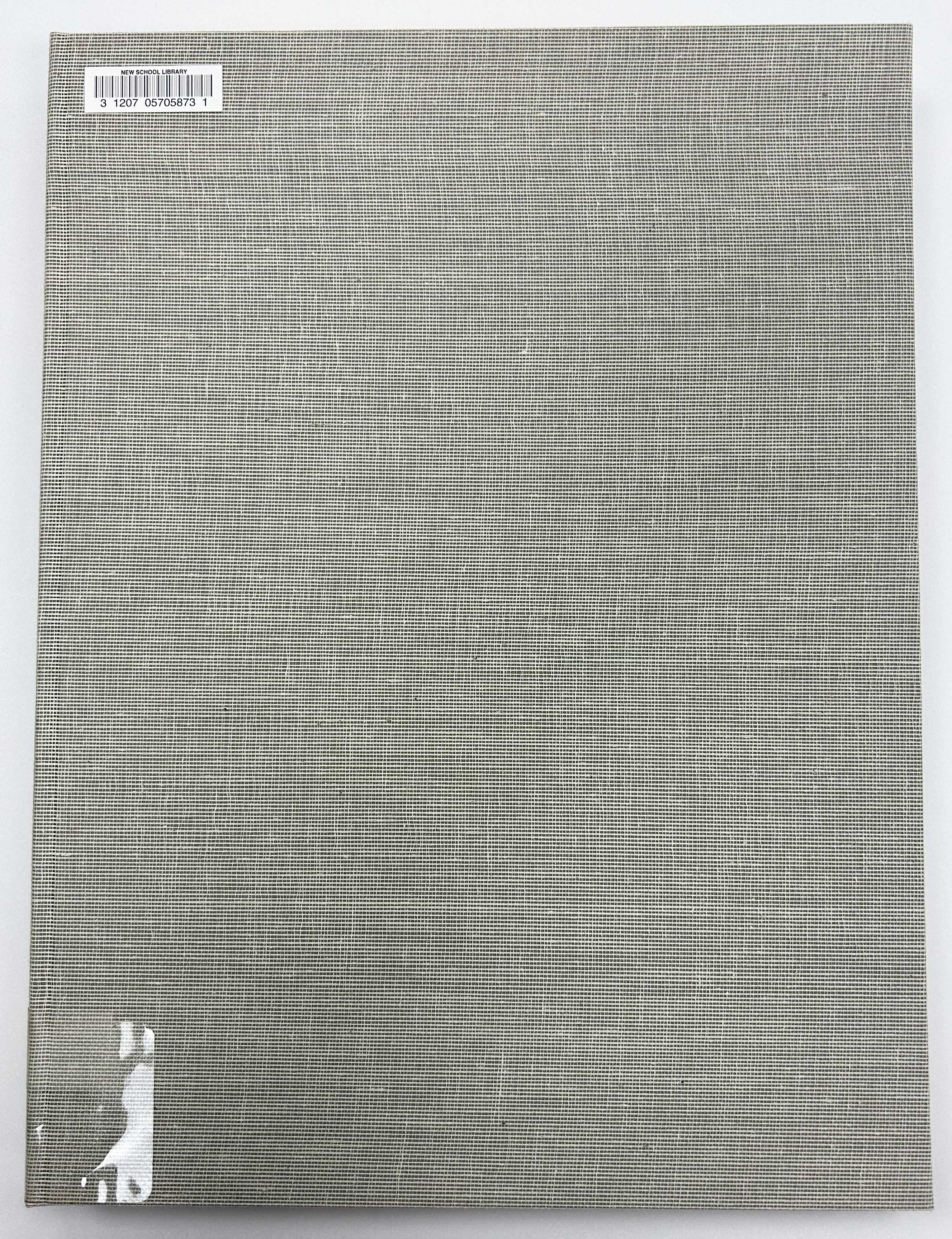 A light grey cloth hardcover. 