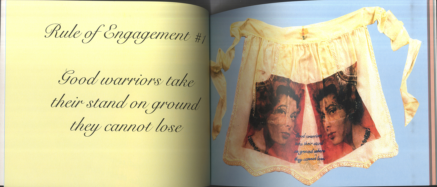 Pages from Rules of engagement by Miriam Schaer