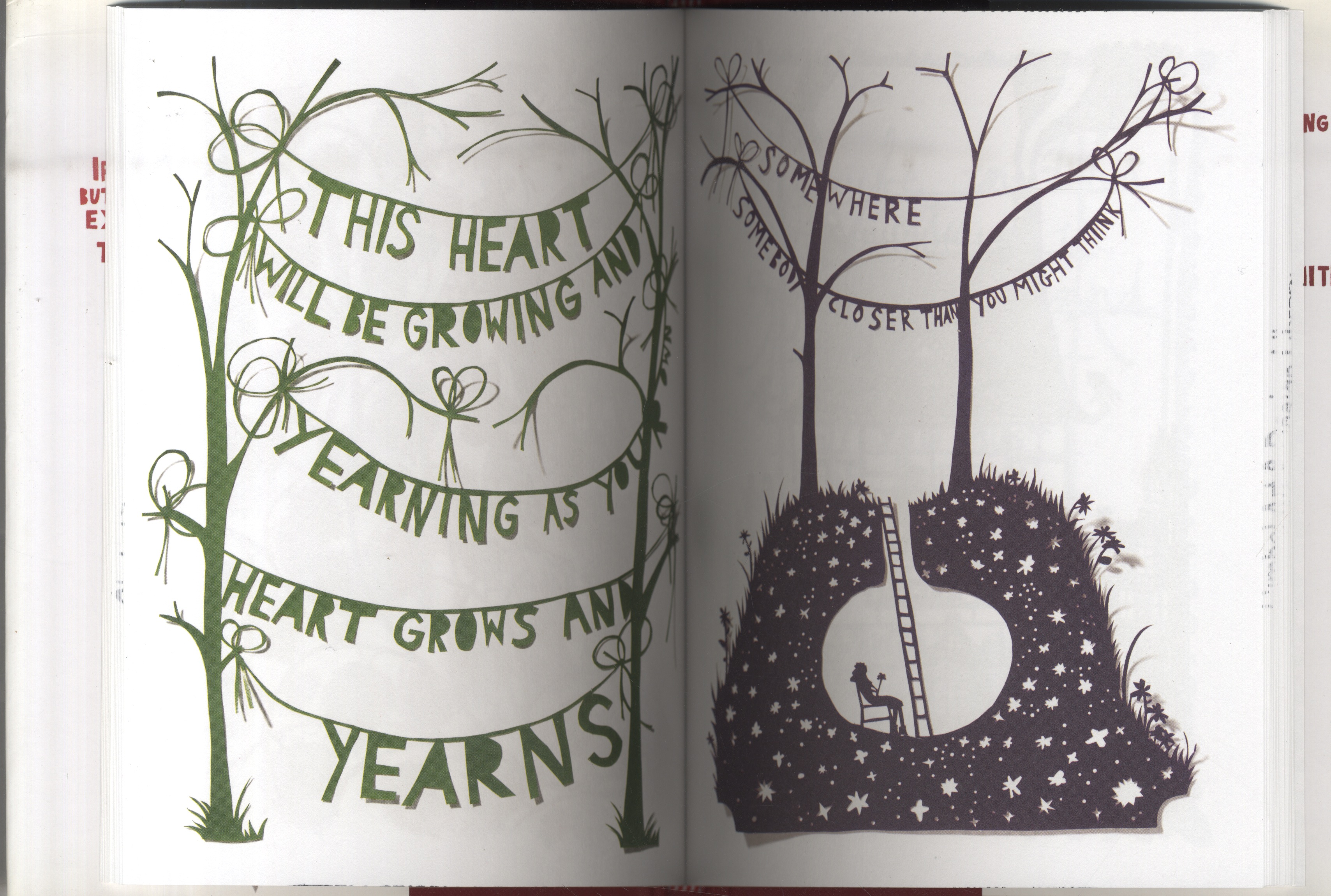 Pages from This is for you by Rob Ryan