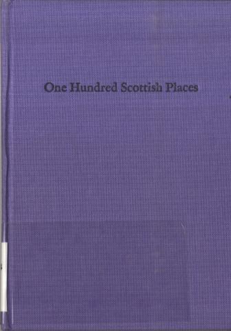 Cover of One Hundred Scottish Places by Thomas A. Clark